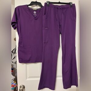 Purple HH Scrub Set